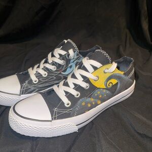 Airwalk Black and Yellow Nightmare Before Christmas Canvas Sneakers 9.5